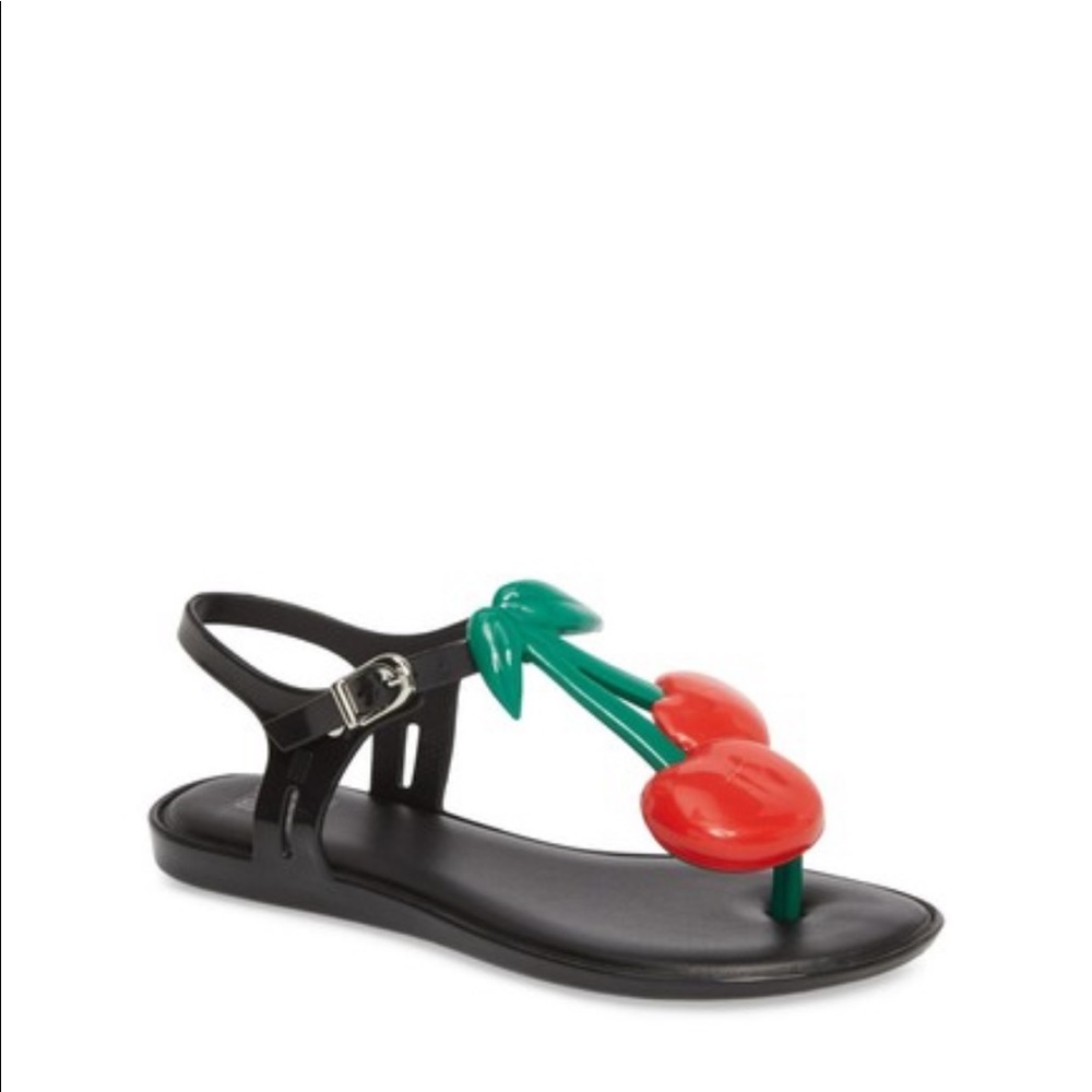 NEW • Mini Melissa • Solar Sandals Cherry Girls - Picture 2 of 5
